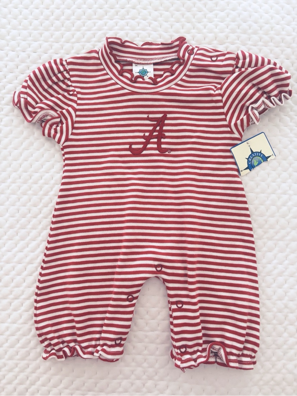 NEW with tags! Alabama Baby Girl Romper Outfit & Matching Blanket Size 12 months - Picture 2 of 4